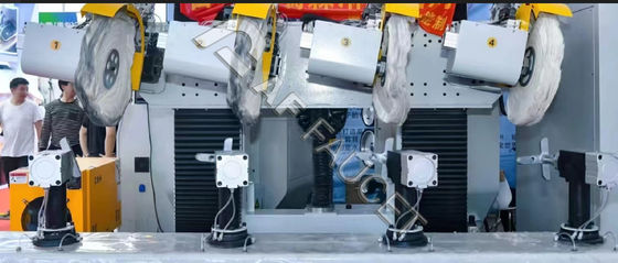 เครื่องเคลือบกระจกพื้นผิวกระจก เครื่องเคลือบมือ CNC สําหรับอุปกรณ์สุขภาพ
