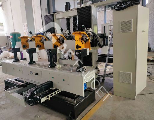 RTAF-AP04-CNC เครื่องเคลือบโลหะอัตโนมัติ เครื่องเคลือบล้อสกัดสี่สถานี เครื่องเคลือบมือประตู
