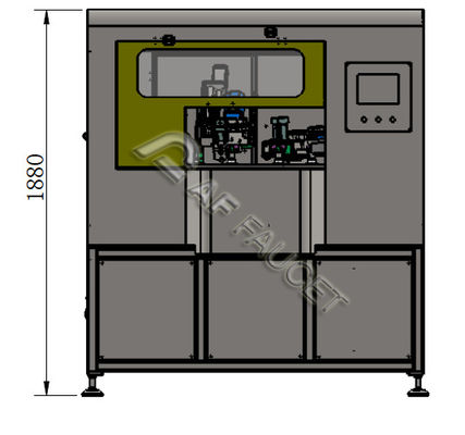 RTAF-RB0408-4-Spindles 8 สถานที่ เครื่องแปรงสําหรับชิ้นส่วนเล็ก เครื่องวาดสาย CNC