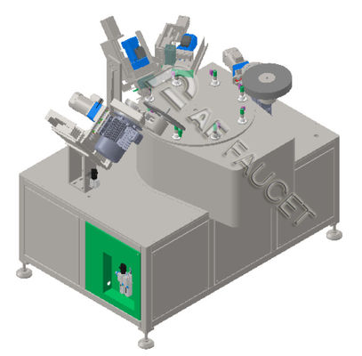RTAF-RB0408-4-Spindles 8 สถานที่ เครื่องแปรงสําหรับชิ้นส่วนเล็ก เครื่องวาดสาย CNC