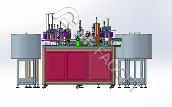 RTAF-CA005-FH3- สถานที่ทํางานประกอบอัตโนมัติสําหรับ 3 หลุมสูงและเรียบหัวใจวาล์วประกอบสถานที่ทํางาน